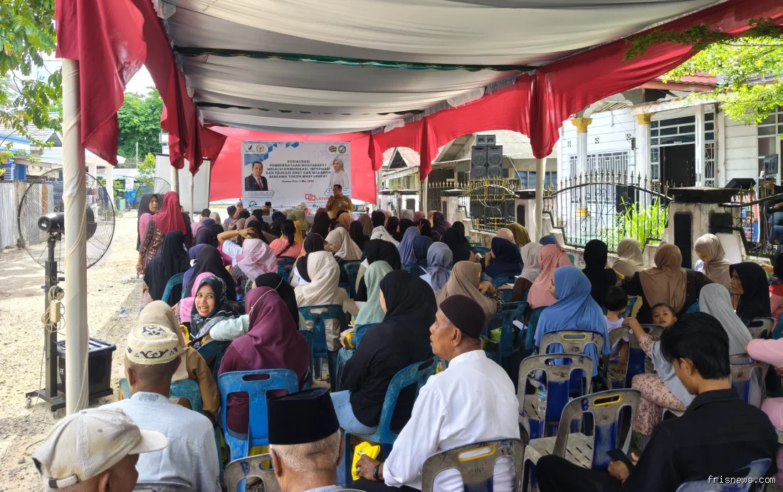 Alun-alun Desa Tanjung Sawit Riau menjelma jadi ikon ekonomi Riau 