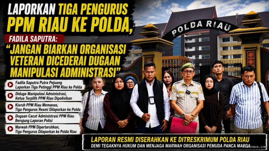 Tiga pengurus PPM Riau dilaporkan ke polisi 