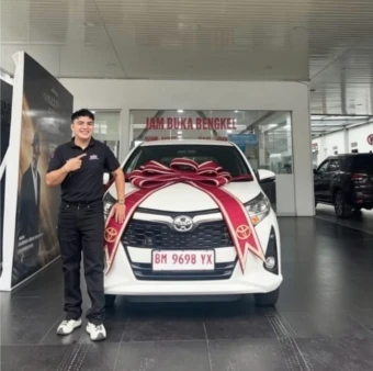 Toyota bulan promo, beli kalya gratis motor listrik